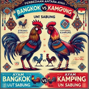 Perbedaan Antara Ayam Bangkok dan Ayam Kampung untuk Sabung